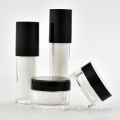 cosmetic bottle matte black tubes empty frosted cream bottle 50ml